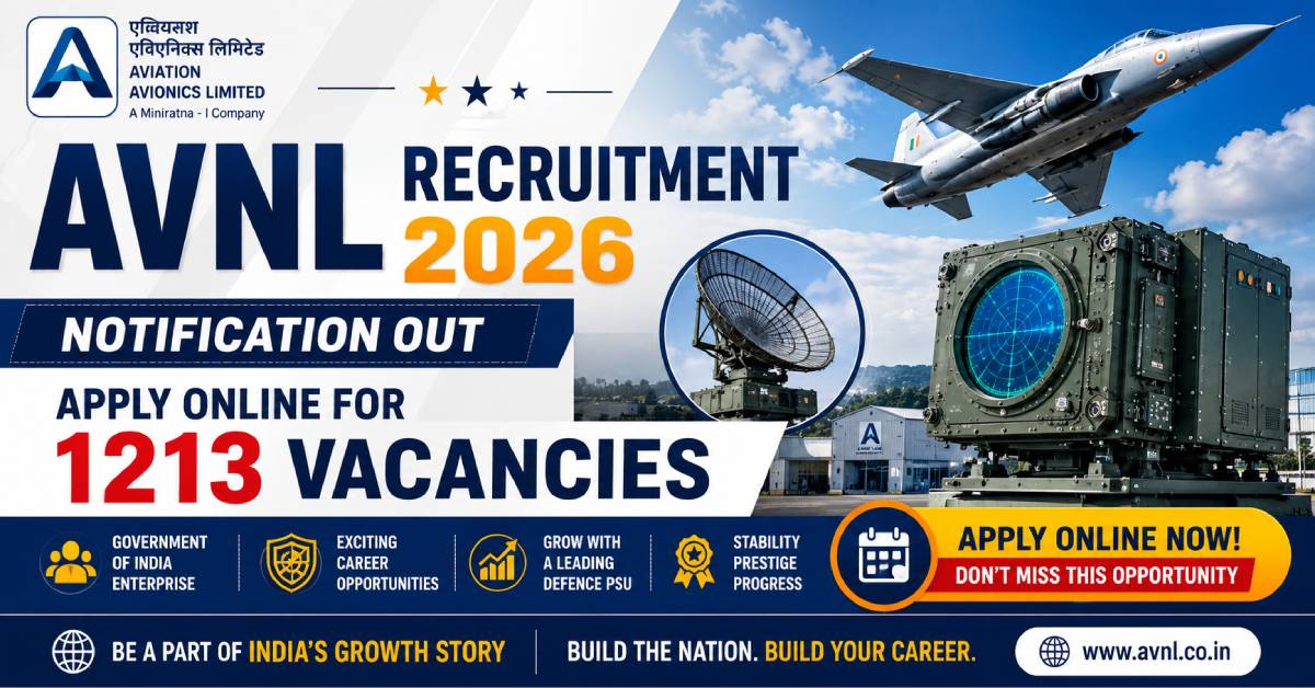 AVNL Recruitment 2026